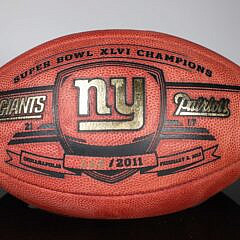 XLVI Super Bowl Football and Ticket