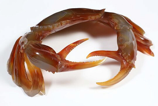 Chinese Carved Agate Sculpture