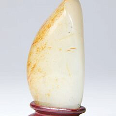 Chinese Jade Pebble Snuff Bottle, 20th Century