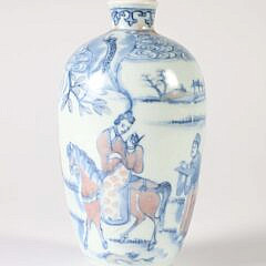 Chinese Porcelain Snuff Bottle, Qing Dynasty