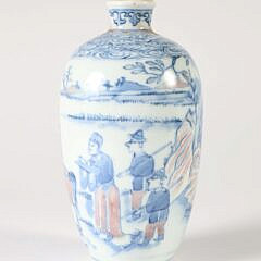 Chinese Porcelain Snuff Bottle, Qing Dynasty