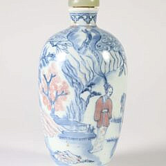 Chinese Porcelain Snuff Bottle, Qing Dynasty