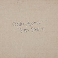 John Austin (1918-2001) “Red Brick House” Tempera on Board, circa 1983