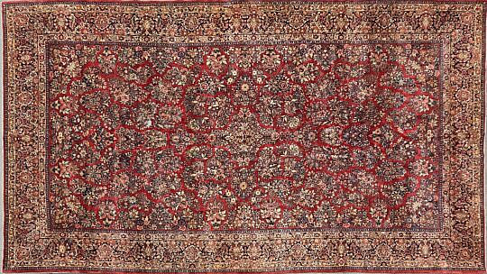 Antique Persian Sarouk Carpet, circa 1920s