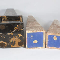 Three Vintage Stone Obelisks