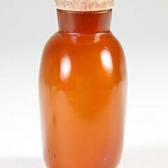 Chinese Butterscotch Amber Glass Snuff Bottle, Qing Dynasty