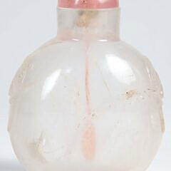 Chinese Rock Crystal Snuff Bottle, Qing Dynasty