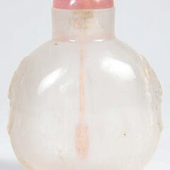 Chinese Rock Crystal Snuff Bottle, Qing Dynasty
