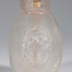 Chinese Rock Crystal Snuff Bottle, Qing Dynasty
