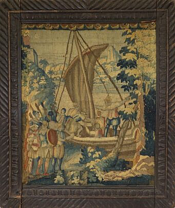 Antique Flemish Tapestry Panel, 17th/18th Century