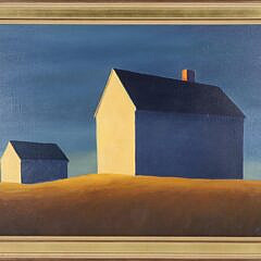 Joan Albaugh "Over the Hill" Oil on Panel