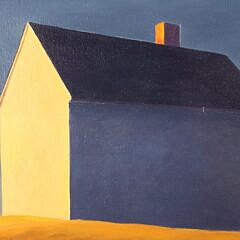Joan Albaugh “Over the Hill” Oil on Panel