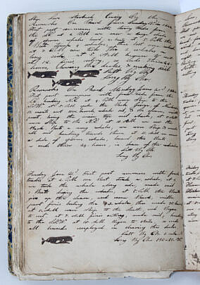 Ship Levi Starbuck Log Book On a Whaling Voyage to the South Pacific Ocean Joseph P. Nye Master 1841-1845