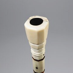 Whaleman Made Capstan Grip Walking Stick, 19th Century