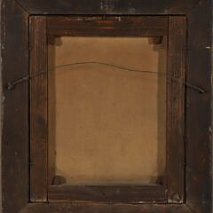 American Primitive Oil on Canvas “Portrait of a Woman”
