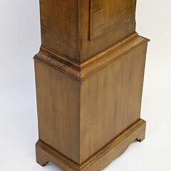 Michael Kinney Tiger Maple Grandfather’s Clock, circa 1989