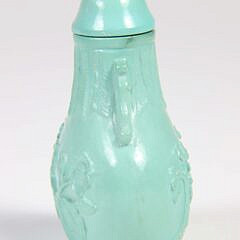 Chinese Carved Turquoise Snuff Bottle, Qing Dynasty