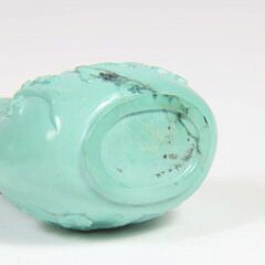 Chinese Carved Turquoise Snuff Bottle, Qing Dynasty