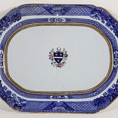 Fine Chinese Export Armorial Platter, 18th Century
