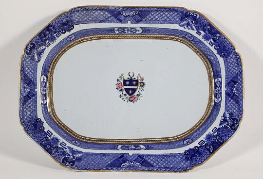 Fine Chinese Export Armorial Platter, 18th Century