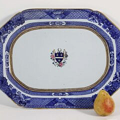 Fine Chinese Export Armorial Platter, 18th Century