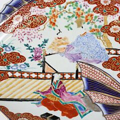 Antique Japanese Imari Fish Molded Platter