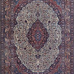 Antique Persian Hand Knotted Wool Carpet