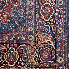 Antique Persian Hand Knotted Wool Carpet