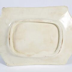 Antique French Majolica Asparagus Dish