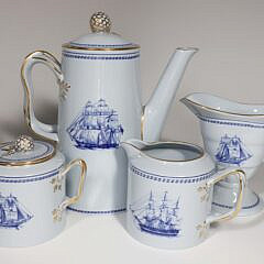 Spode "Trade Winds" Four Piece Coffee Set