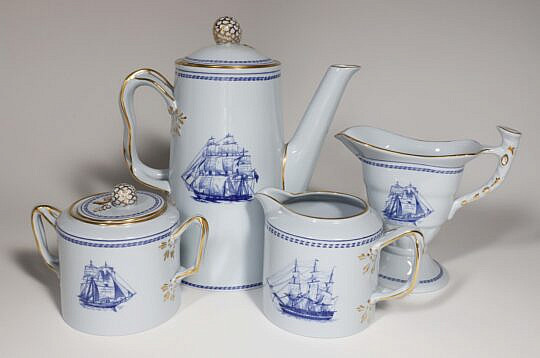 Spode "Trade Winds" Four Piece Coffee Set