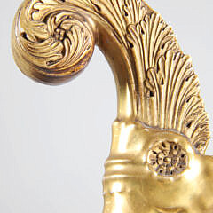 Fine Hand Painted Empire Urn Lamp, 19th Century