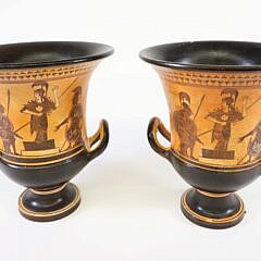 Pair of Grecian Terracotta Urns, 20th Century