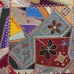 Exceptional Antique Crazy Quilt, 19th Century