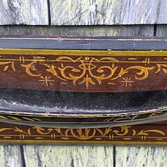 Antique Carved and Painted Half Hull Boat Model, “Emily”, 19th century