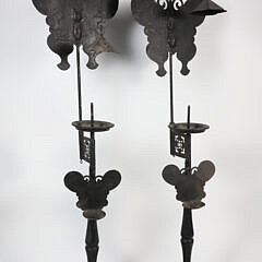 Pair of Japanese Candle Standards, 19th Century