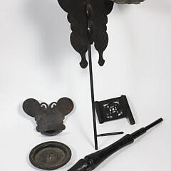 Pair of Japanese Candle Standards, 19th Century