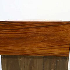 British Campaign Camphor Wood Chest of Drawers, 19th Century