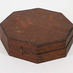 Antique Double Sailor’s Valentine with Heart Motif Design, 19th Century