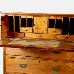 Chinese Export Camphor Wood Butler’s Secretary Chest, circa 1820