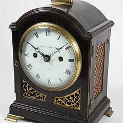 John Allam and Thomas Caithness Bracket Clock, 19th Century
