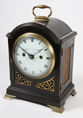 John Allam and Thomas Caithness Bracket Clock, 19th Century