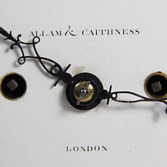 John Allam and Thomas Caithness Bracket Clock, 19th Century