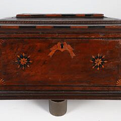 American Inlaid Friendship Jewelry Box, 19th Century