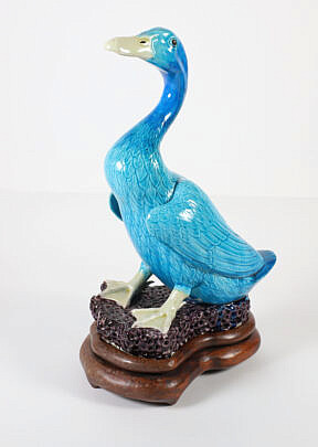 Chinese Export Porcelain Peking Duck, 19th Century