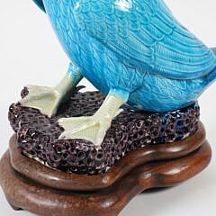 Chinese Export Porcelain Peking Duck, 19th Century