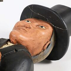Carved and Painted Wood Ahab
