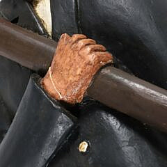 Carved and Painted Wood Ahab