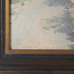 Louis Akin Color Lithograph “Grand Canyon, 1906” with plaque: “El Tovar Grand Canyon Arizona, on the Santa Fe”