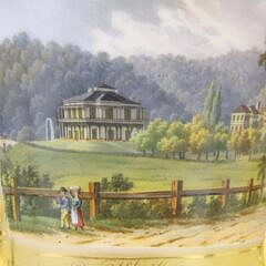 Pair of Finely Painted Empire Vases with Views of Canstadt and Weil, circa 1840